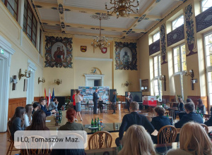 Aleksandra Czarnota - uczennica klasy 3b rozpoczyna działalność w Młodzieżowej Radzie Miasta