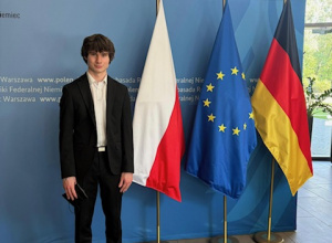 Sukces naszego ucznia w konkursie debat w języku niemieckim