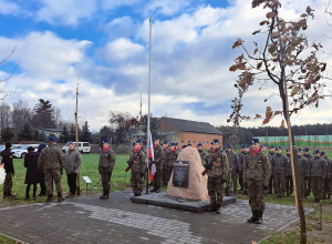 Rocznica odsłonięcia pomnika majora Henryka Dobrzańskiego